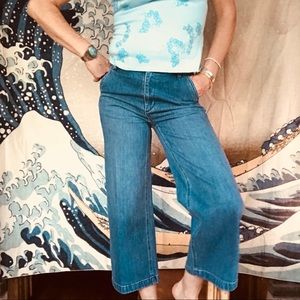 NWT J Crew crop trouser jean. Size 27